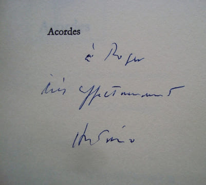 Acordes -. RAMOS ROSA (Antonio) - (Roger Munier) -