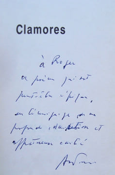 Clamores -. RAMOS ROSA (Antonio) - (Roger Munier) -