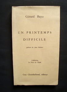 Un printemps difficile -