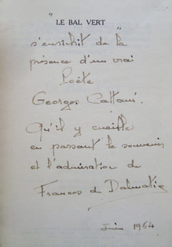 Le Bal vert -. DALMATIE (Frances de) - (Félix Labisse) -