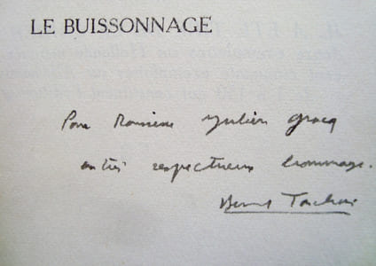 Le buissonnage -