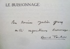 Le buissonnage -. TOUCHAIS (Bernard) - (Julien Gracq) -