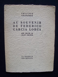 Au souvenir de Federico Garcia Lorca -