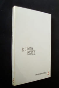 Le théâtre 1970-1 - Cahiers dirigés par Arrabal -