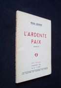 L'Ardente paix - sonnets -  par SEUPHOR (Michel) -  - Image 1