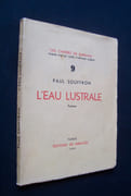 L'eau lustrale - poèmes - par SOUFFRON (Paul) - - Image 1