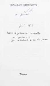 Sous la pesanteur naturelle -