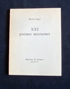 XXI poèmes nocturnes (1944-1961) -   par SAGER (Michel) -  - Image 2
