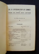 De la contradiction au sommet ou pour en finir avec Artaud - La Tour de feu, n°69, avril 1961. par ARTAUD (Antonin) - CHABERT (Pierre) - BOUJUT (Pierre) - HUMEAU (Edmond) - CHALEIX (Pierre). MARTEL (André).  - Image 2