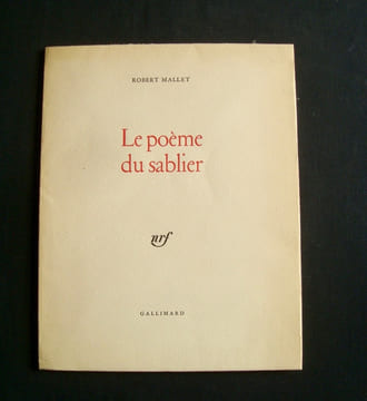 Le poème du sablier -. MALLET (Robert) -