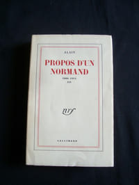 Propos d'un normand - 1906-1914 - III -