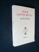 Pour Sainte-Beuve - par CABANIS (José) - - Image 2