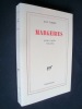 Margeries - Poèmes inédits 1910-1985 - . TARDIEU (Jean) - 