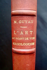 L'art au point de vue sociologique -