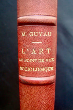 L'art au point de vue sociologique -. GUYAU (Jean-Marie) - 