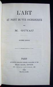 L'art au point de vue sociologique -
