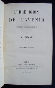 L'Irréligion de l'avenir - Etude sociologique -