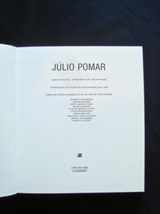 Julio Pomar - Les mots de la peinture -