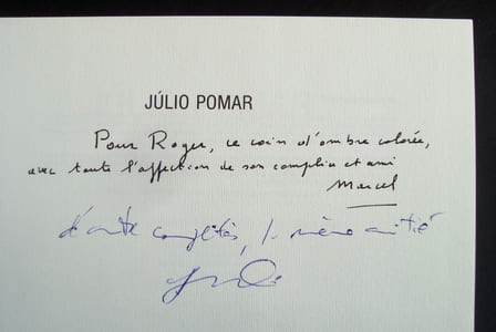 Julio Pomar - Les mots de la peinture -