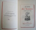 Le Livre des sonnets - Dix dizains de sonnets choisis - . LEMERRE (Alphonse) - HEREDIA (José Maria de) - 