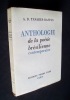 Anthologie de la poésie brésilienne contemporaine -. TAVARES-BASTOS (A.D.) -