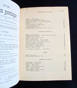 Poètes de La Réunion - Action poétique n°107/108, 1987 -