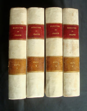 Le Mercure de France - 1901 : année complète -. CLAUDEL (Paul) - WELLS (Herbert George) - VERHAEREN (Emile) - JAMMES (Francis) - GOURMONT (Rémy de) - ...