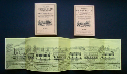 Notices sur les chemins de fer du Rhône et de la Loire et itinéraire de Lyon à Saint-Etienne et à Roanne.