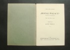 Royal Palace - Oper in einem Akt - Text von Iwan Goll - Musik von Kurt Weill - Op.17. WEILL (Kurt) - GOLL (Ivan) - 