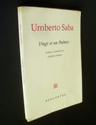Vingt et un Poèmes - par SABA (Umberto) -