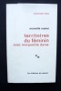 Territoires du féminin avec Marguerite Duras -. MARINI (Marcelle) - (Marguerite Duras) -