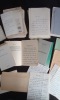 Correspondance et autographes adressés au peintre et écrivain Michel Degenne : 142 lettres écrites entre 1967 et 1984 + 19 poèmes manuscrits signés ...