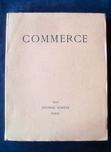 Commerce N°25 - Automne 1930 -