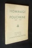 Hommage à Pouchkine - 1837-1937 - . POUCHKINE (Alexandre) - SCHAKHOWSKOY (Zinaïda) - 
