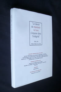"Le devoir de maintenir le livre s'impose dans l'intégrité" - 1996-2016 : William Blake & Co. éditeur -