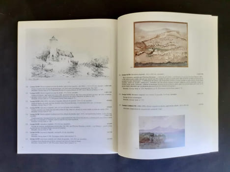 Lettres et manuscrits autographes - Dessins d'écrivains - documents historiques - . (Mérimée, Hugo, Max Jacob, Vigny, George Sand, Saint-Exupéry, ...