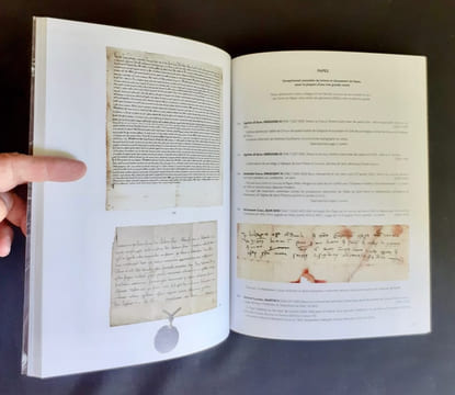 Lettres et manuscrits autographes - Souvenirs et documents Sarah Bernhardt -. (Sarah Bernhardt) -