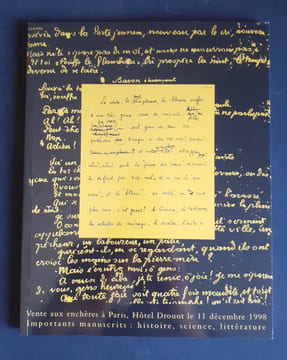 Importants manuscrits et correspondances autographes relatifs à l'histoire, à la science et à la littérature - . DE GAULLE (Général) - LOUIS XIV - ...