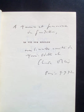 La vie sur Epsilon. .  OLLIER (Claude ) - (Maurice de GANDILLAC) -