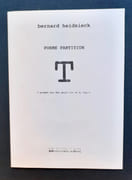Poème partition T. 6 poèmes sur les peintures de A. Tapiès.  par HEIDSIECK (Bernard). - Image 1