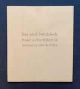 Poème-Partition Q.  par HEIDSIECK (Bernard). 
