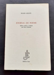 Journal du poème -