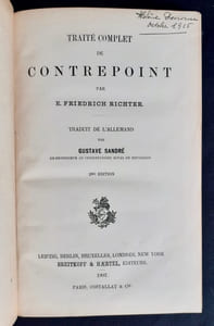 Traité complet de contrepoint -