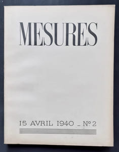 Mesures - 15 avril 1940, n° 2 - 