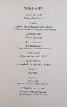 Mesures - 15 avril 1940, n° 2 - . ELUARD (Paul) - KAFKA (Franz) - DHOTEL (André) - CARROLL (Lewis) - MALLARME (Stéphane) - BATAILLE (Georges) - ...