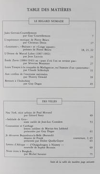 Les Carnets de l'exotisme N°10, janvier-juin 1992 : Le regard nomade -. QUELLA-VILLIGER (Alain) - BUISINE (Alain) - MORAND - BEARN (Pierre) - TINAYRE ...