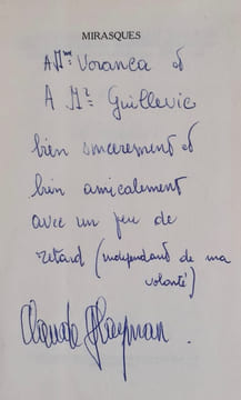 Mirasques - . GLAYMAN (Claude) -
