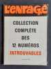 L'Enragé - Collection complète des 12 numéros introuvables : mai - novembre 1968 - . SINE - BOSC - WOLINSKI - TOPOR (Roland) - CABU - 