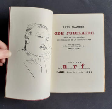 Ode jubilaire - Pour le six-centième anniversaire de la mort de Dante - . CLAUDEL (Paul) -