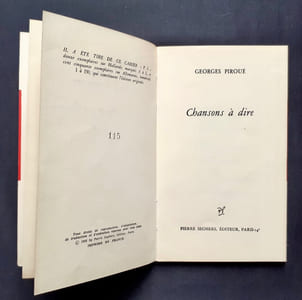 Chansons à dire -